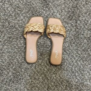 YNOT Happier Slide-On Square Toe Sandals – Brown (Size 6.5)